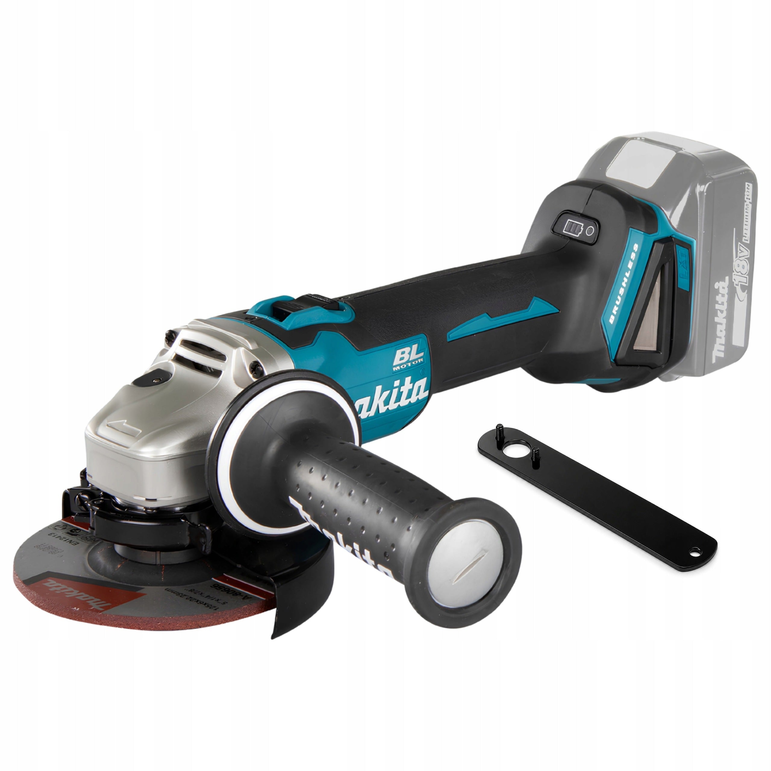 Brushless angle grinder Makita DGA504Z 18V LXT Ø125mm + BODY DISC