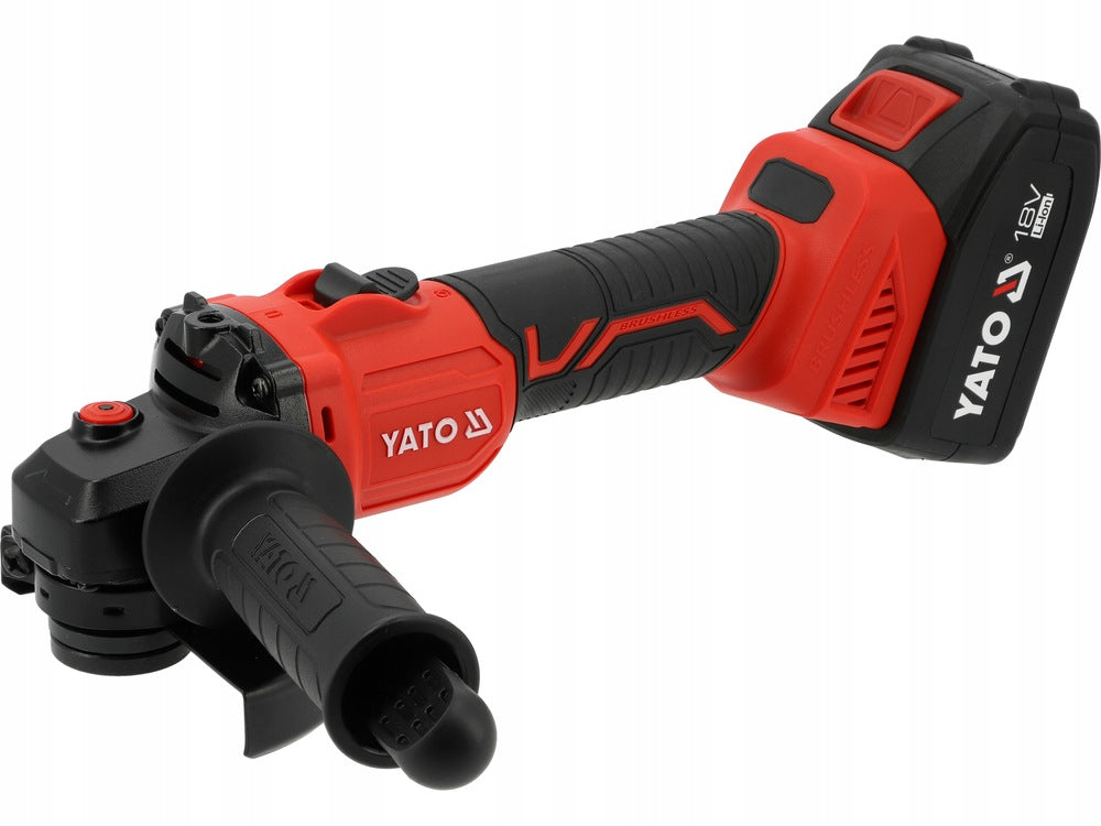 Brushless angle grinder YATO YT-828251 18V 125 + AKU 4.0 SOFT START Manufacturer code YT-828251