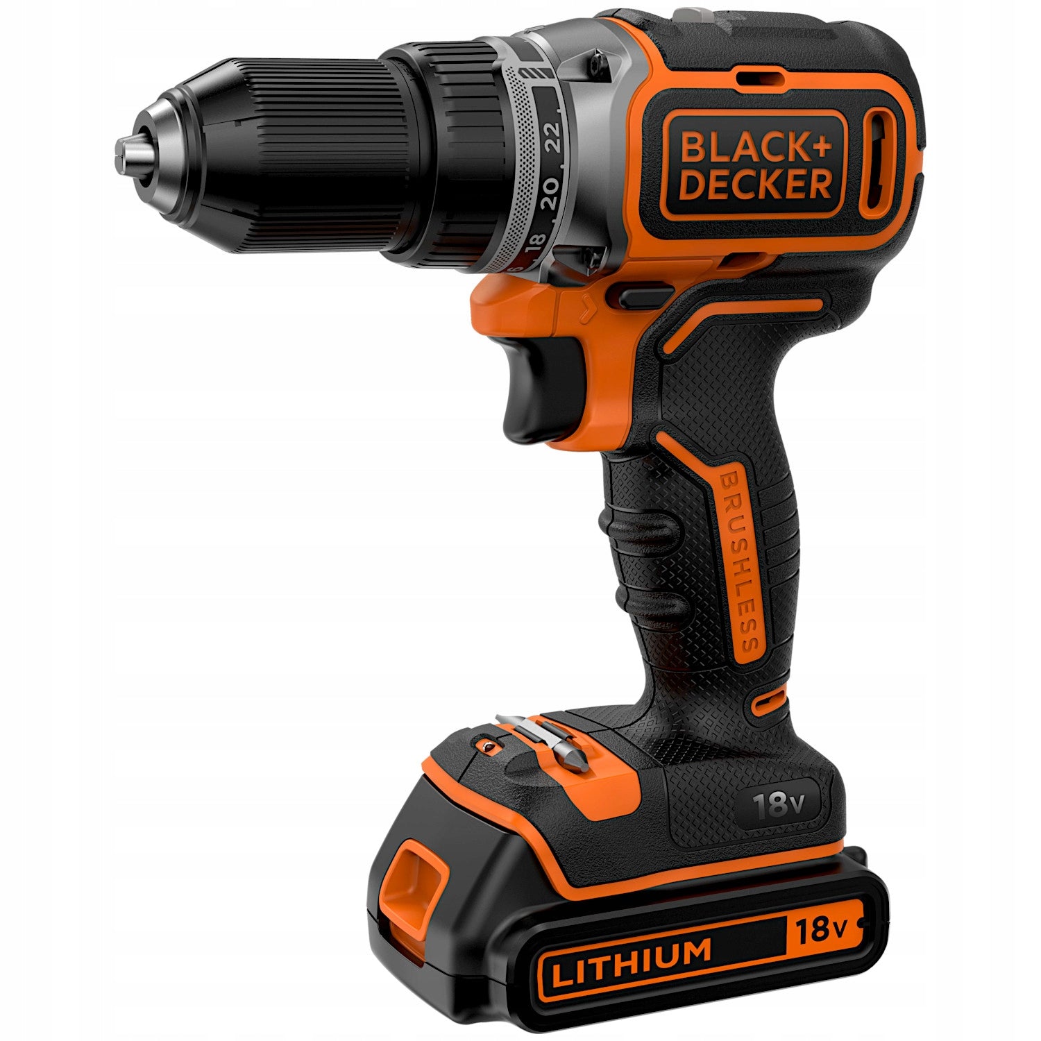 Brushless drill 18V 52Nm 2x2Ah order Black Decker BL186K1B2 Manufacturer code BL186K1B2