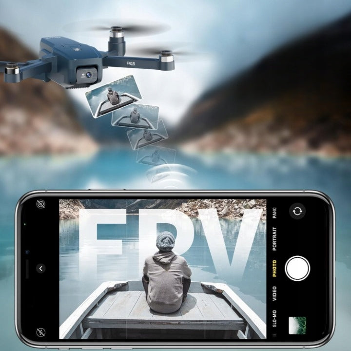 Brushless motor drone with 2 cameras 2K HD 5G WiFi 40 km/h + 2 batteries Brand no brand