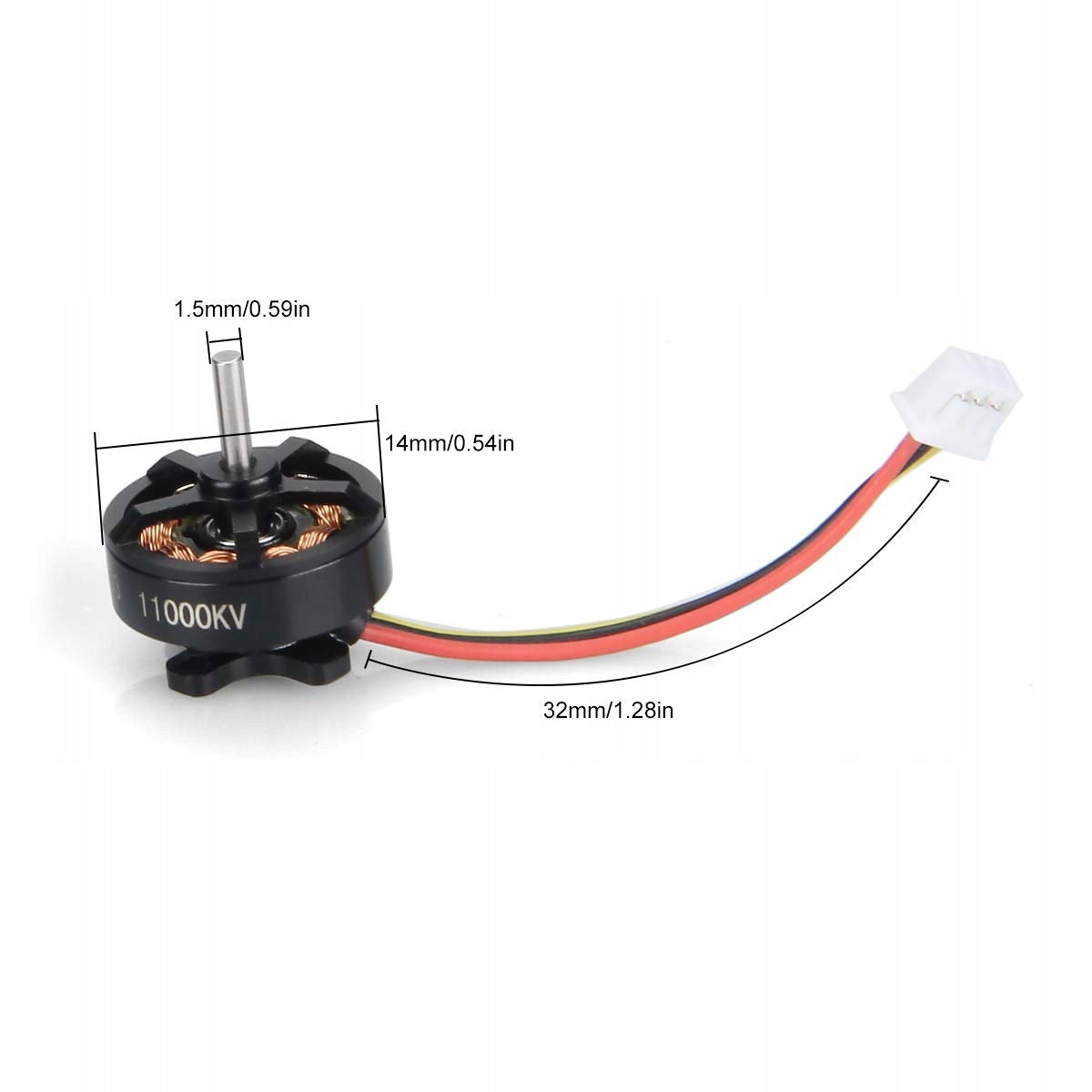 Brushless motor for drone 1 piece BetaFPV 1103 W 11000KV_2S