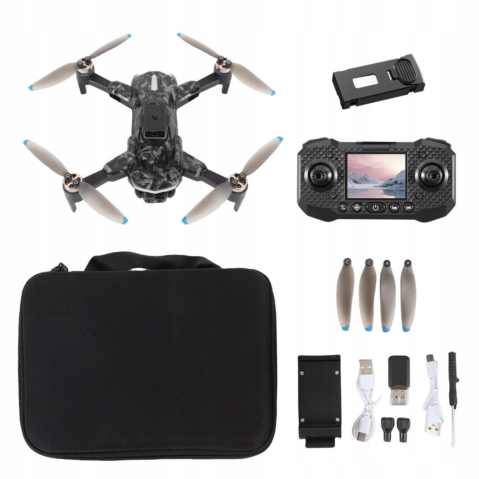 Brushless quadcopter drone 4K camera 2.4G Wi -Fi 1080p HD RC 1H Model 6984FLGY