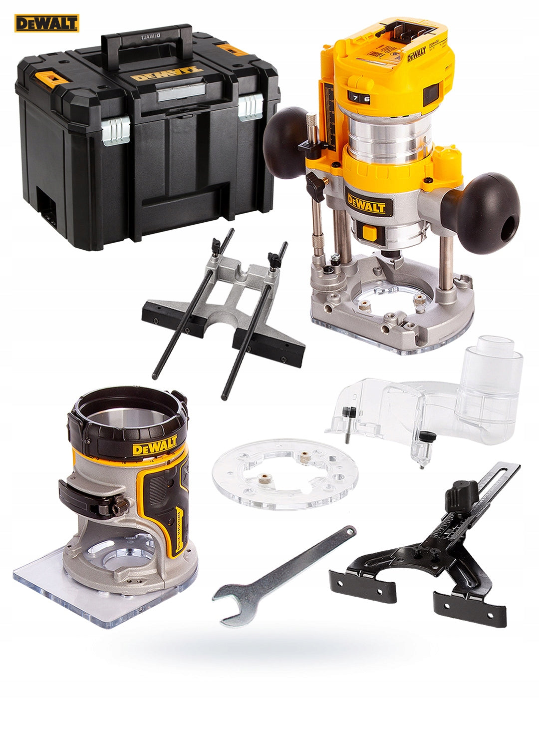 Brushless spindle milling machine 18V XR BL 8mm DeWALT DCW604NT TSTAK Brand DeWalt