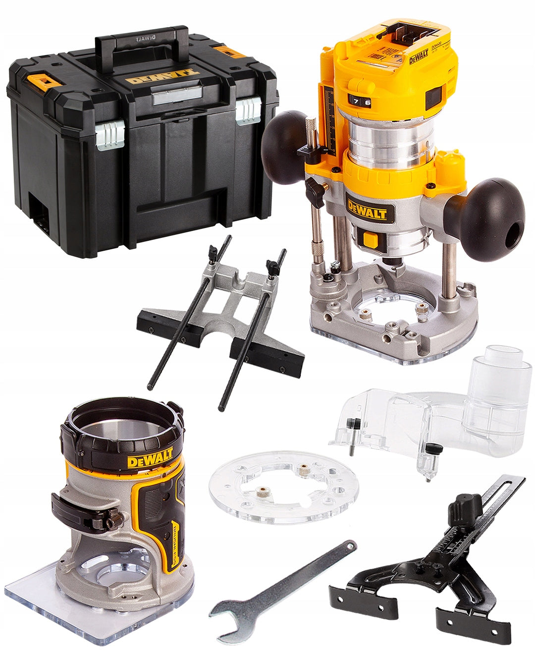 Brushless spindle milling machine 18V XR BL 8mm DeWALT DCW604NT TSTAK