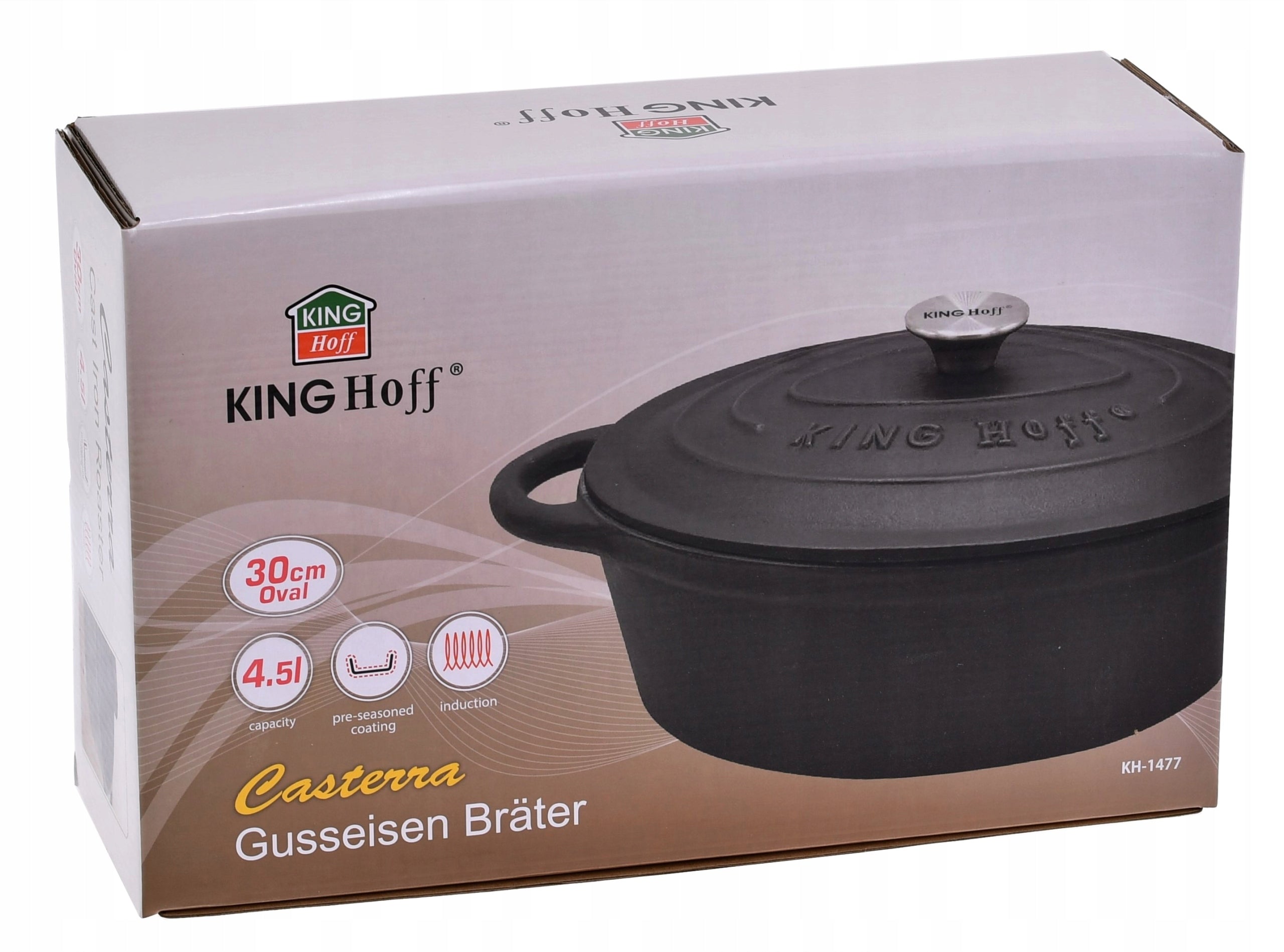 Puodas Kinghoff, 4,5 L