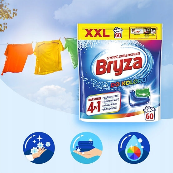 Bryza 4in1 Color Washing Capsules 3x60pcs. EAN (GTIN) 5908252006304