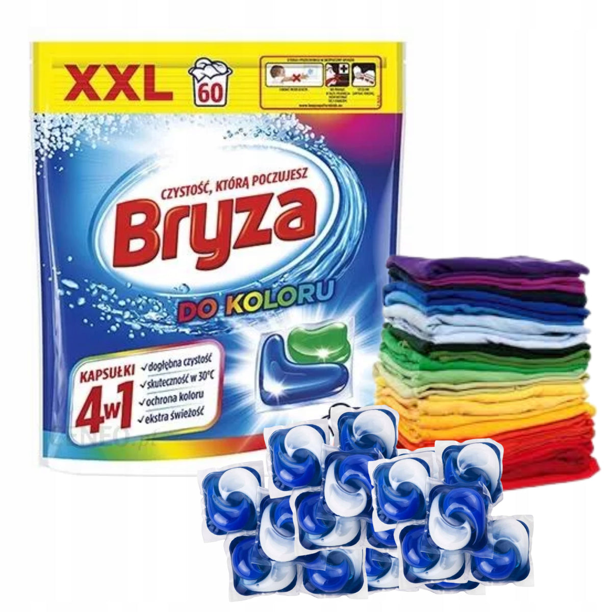Bryza Color Washing Capsules Color Protection 4in1 60 Pieces
