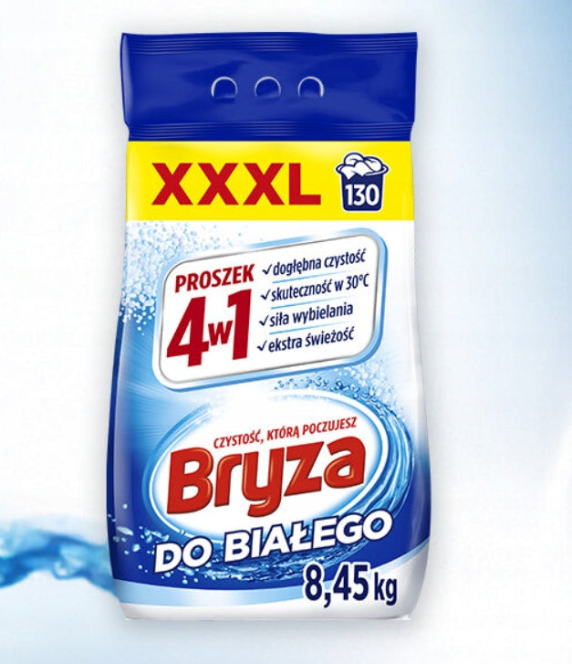 Bryza White Clothes Washing Powder Cleanliness WITHOUT STAINS Packaging status original