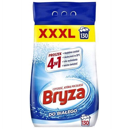 Bryza White Clothes Washing Powder Cleanliness WITHOUT STAINS