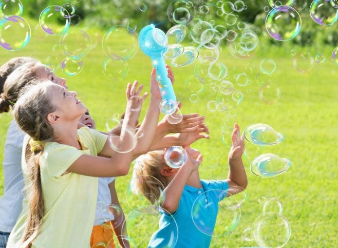 Bubble Gun For Kids, Automatic Soap Bubble Machine Brand no brand