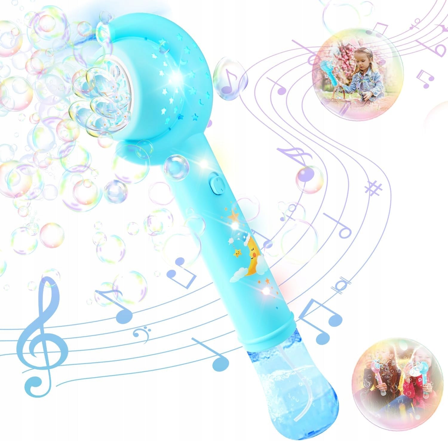 Bubble Gun For Kids, Automatic Soap Bubble Machine