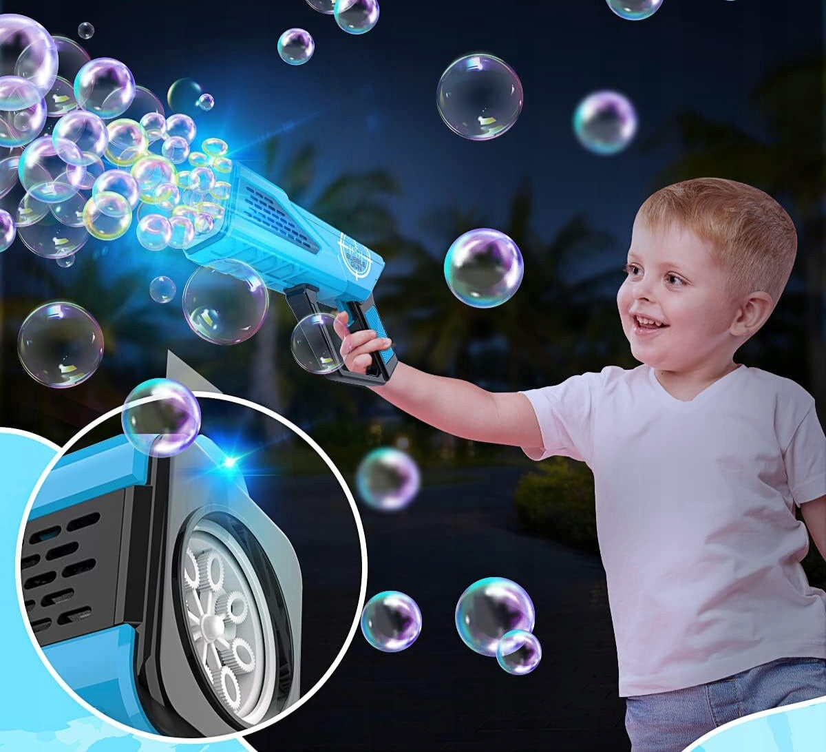 Bubble Gun Soap Bubble Machine Generator Liquid Manufacturer code 527A