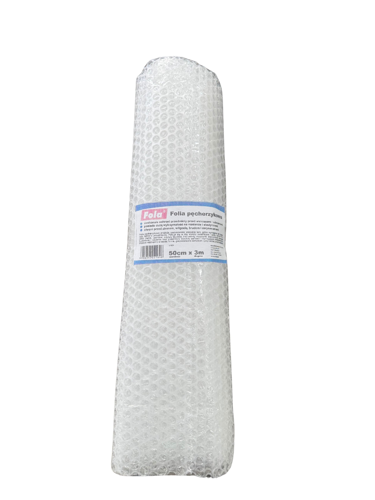 Bubble Insulation Film 0,5m x 3m Full Bubbles For Packing Brand Fola