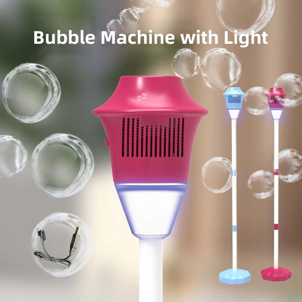 Bubble Machine With Light Vertical Bubble Manufacturer For Birthday E7