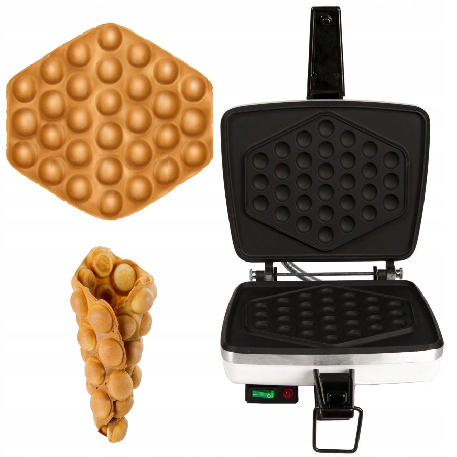 Bubble Waffle Iron DEZAL BUBBLE MINI white 1300W