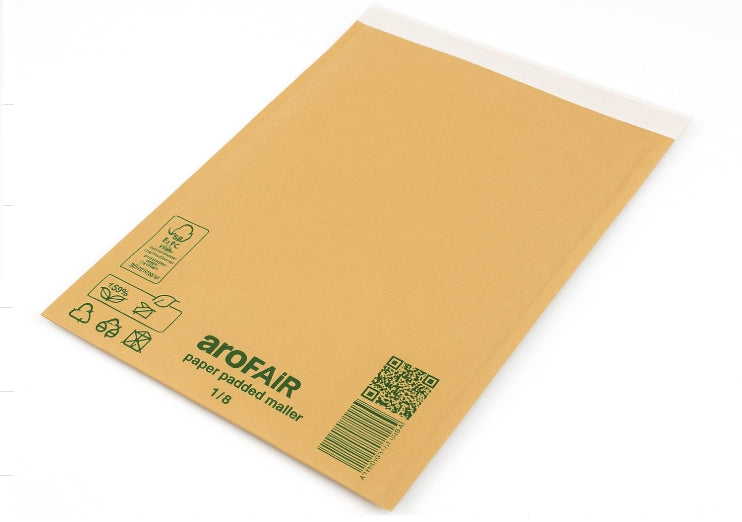 Bubble envelopes aroFAIR C13 - carton 100pcs