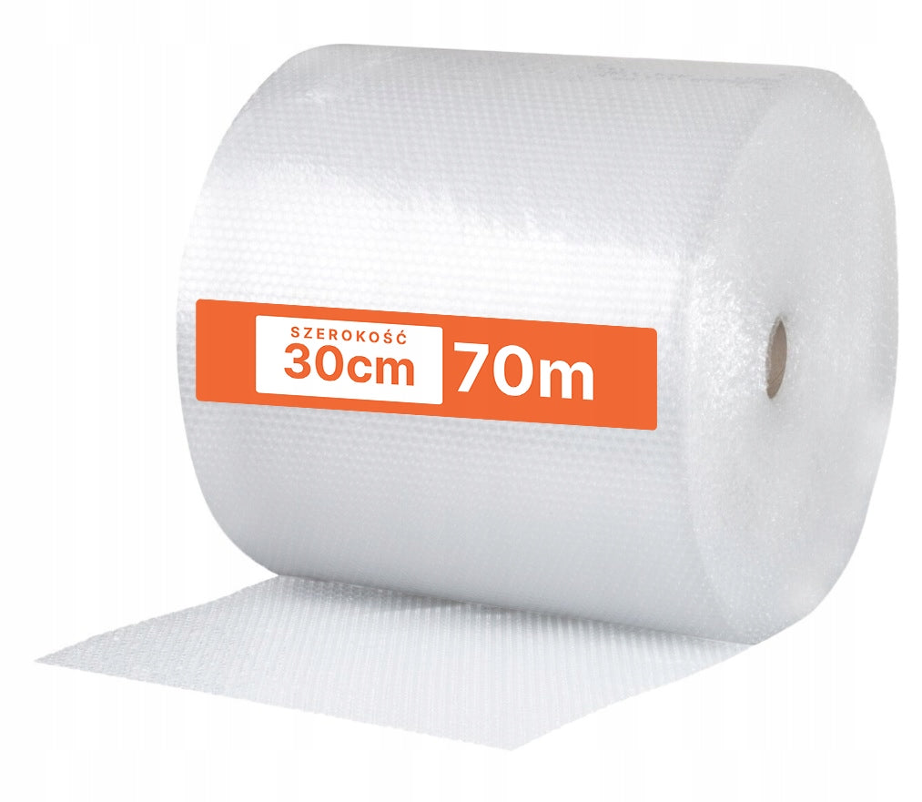 Bubble wrap for protective packaging 30cm/70mb strong