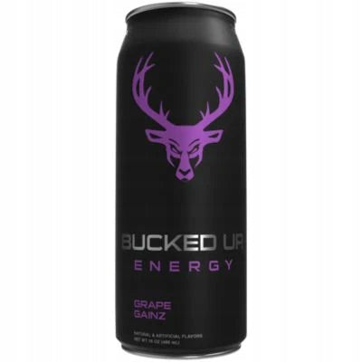 Bucked Up Energy Grape Gainz 473ml – Functional Energy USA|Zero Sugar