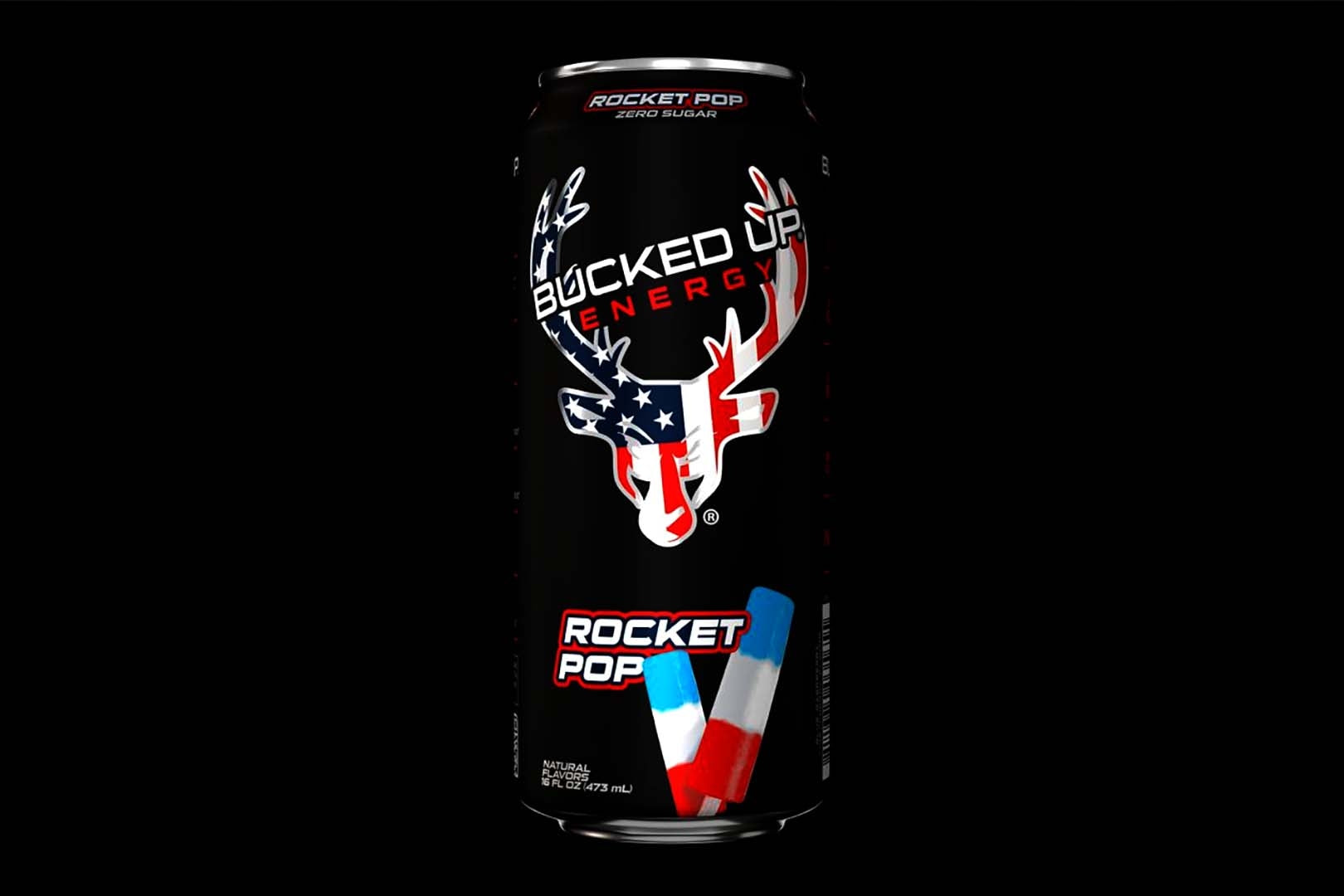 Bucked Up Energy Rocket Pop Zero Sugar 473 ml – Functional Energy Expiration date at least six months from the date of purchase
