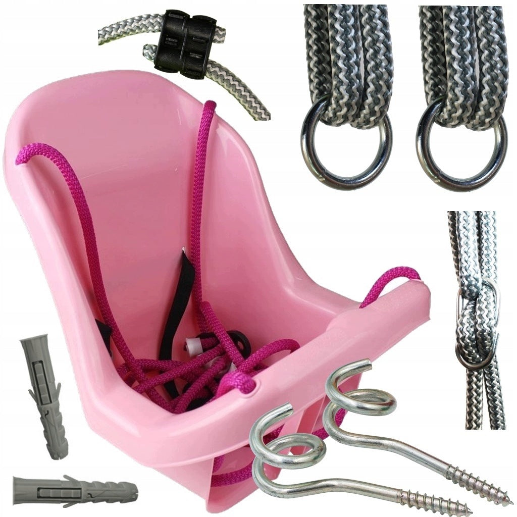 Bucket Swing + Bucket + Metal Wheels + BELTS + HOOKS + PEGS