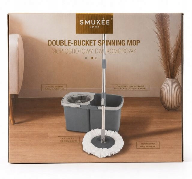 Bucket and rotary mop Smukee