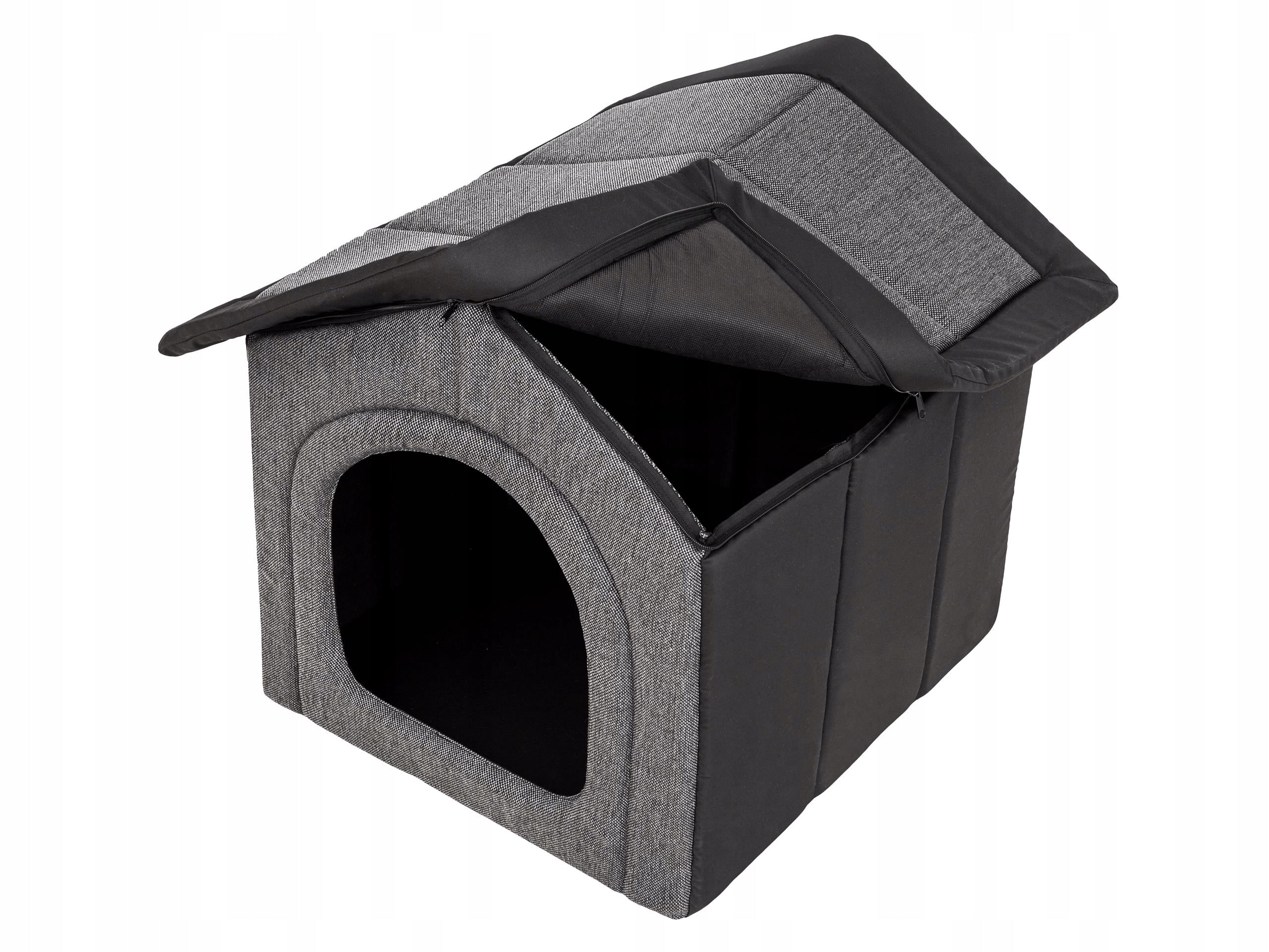 Buda dog or cat bed with detachable roof, booth with roof 45x39cm Length 44 cm