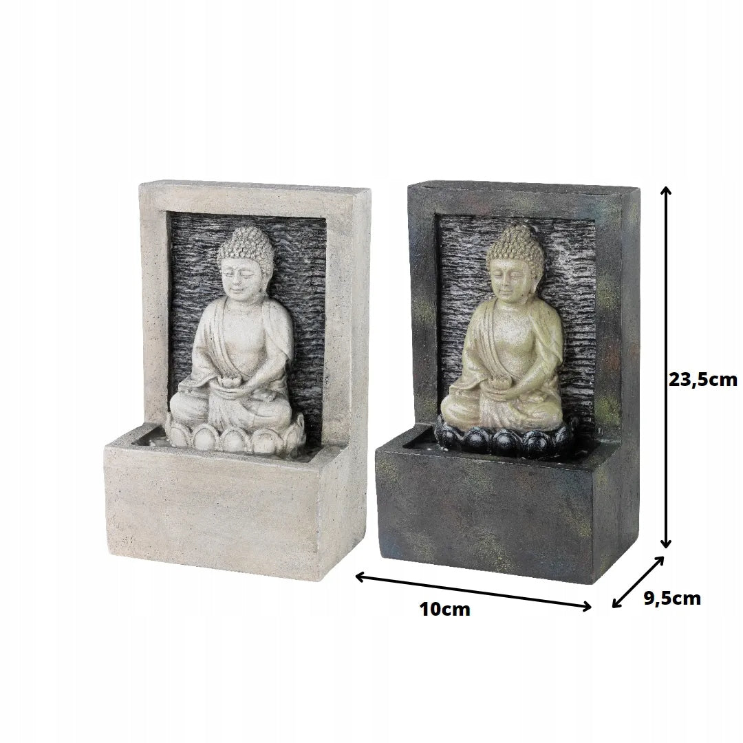 Buddha Fountain CASCADE Stone Wall Home Room Small Mini for Office Manufacturer Kaemingk