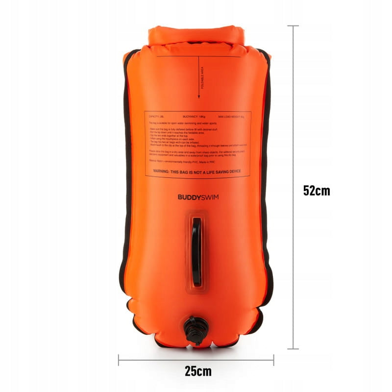 BuddySwim CSW 28lt Boy, Orange + cap Length 52 cm