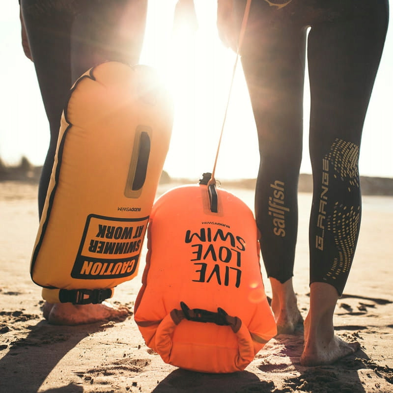 BuddySwim Safety swimming buoy 28l Orange + cap Brand Buddyswim