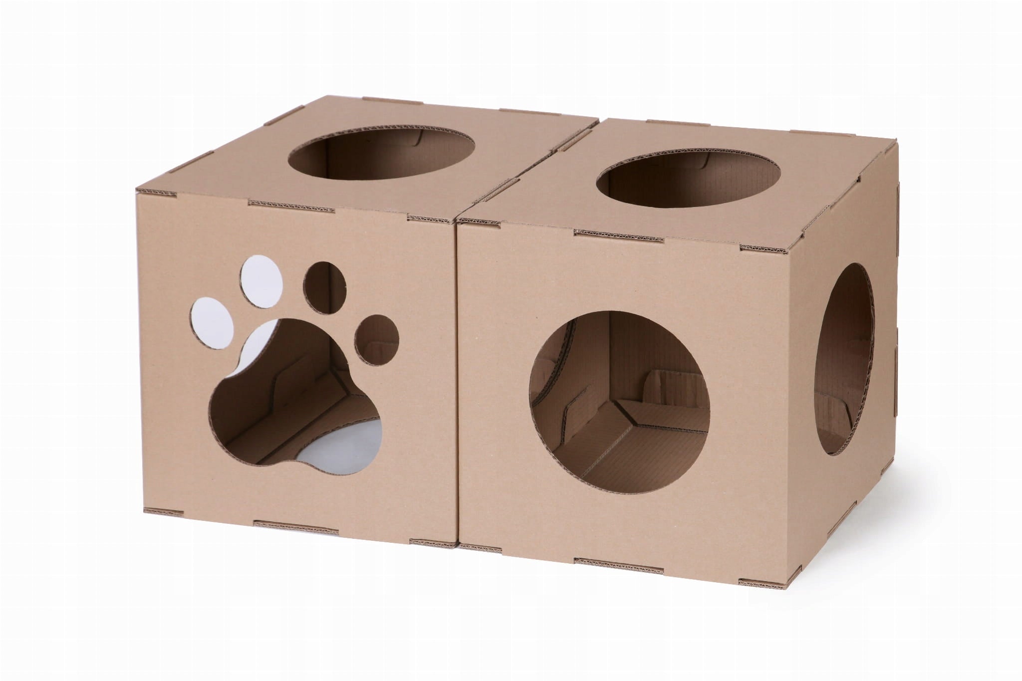 Modulinis katės namelis Carton+ Pets Twins