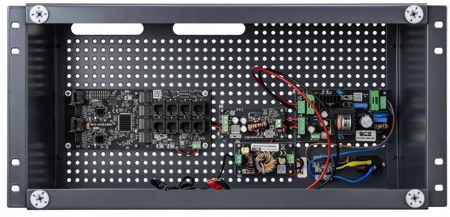 Buffer set for 8 IP cameras in RACK BCS POWER housing