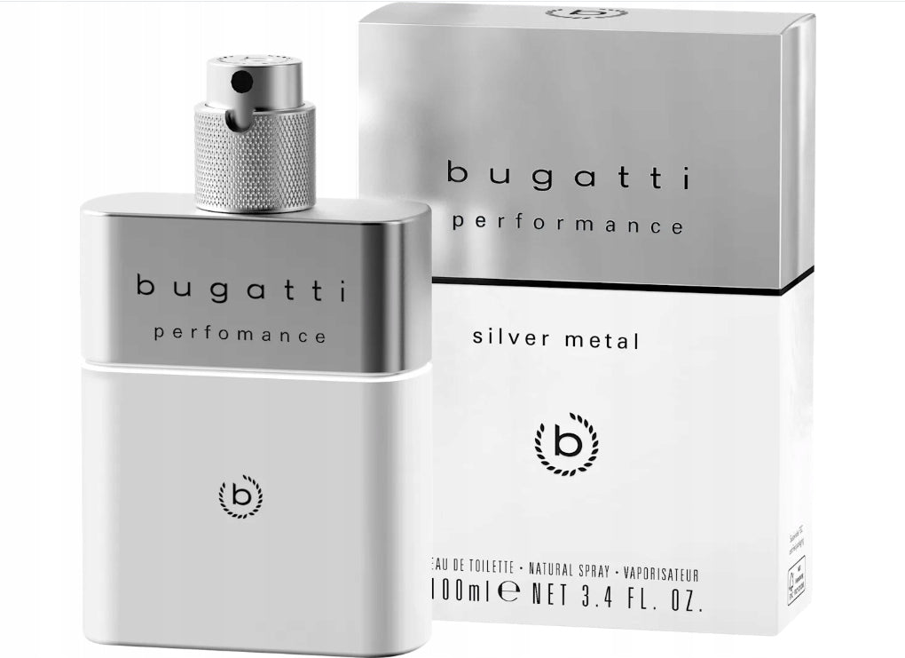 Bugatti Performance Silver Metal Eau de toilette , 100 ml