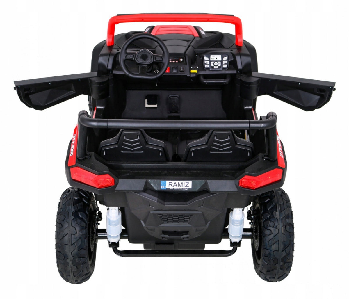 Buggy ATV Strong Racing for 2 Kids Red + Brushless Motor + Pumps Number of doors 1