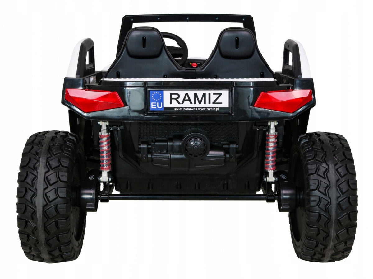 Buggy Clash Battery Pack for 2 Kids White Remote Control Drive 4x4 Adjustable Maximum load 90 kg