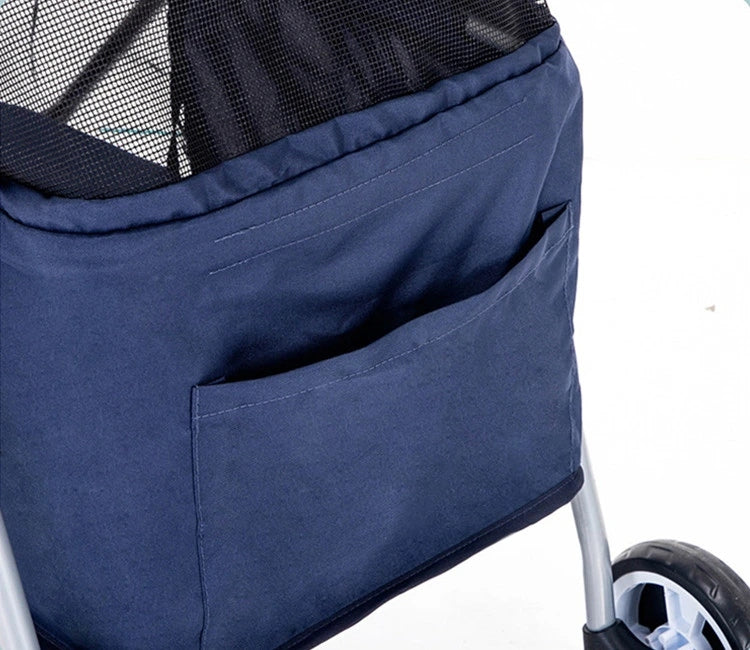 Buggy Light Kočárek pro psy 46 x 91 x 69 cm, Černá Size S/M