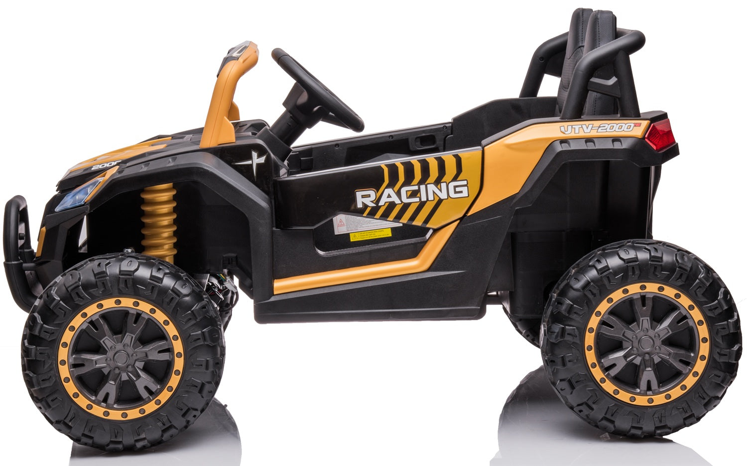 Buggy Racing ATV 24V 7Ah Battery Car - 4x4 - 400W - Remote Control Color gold