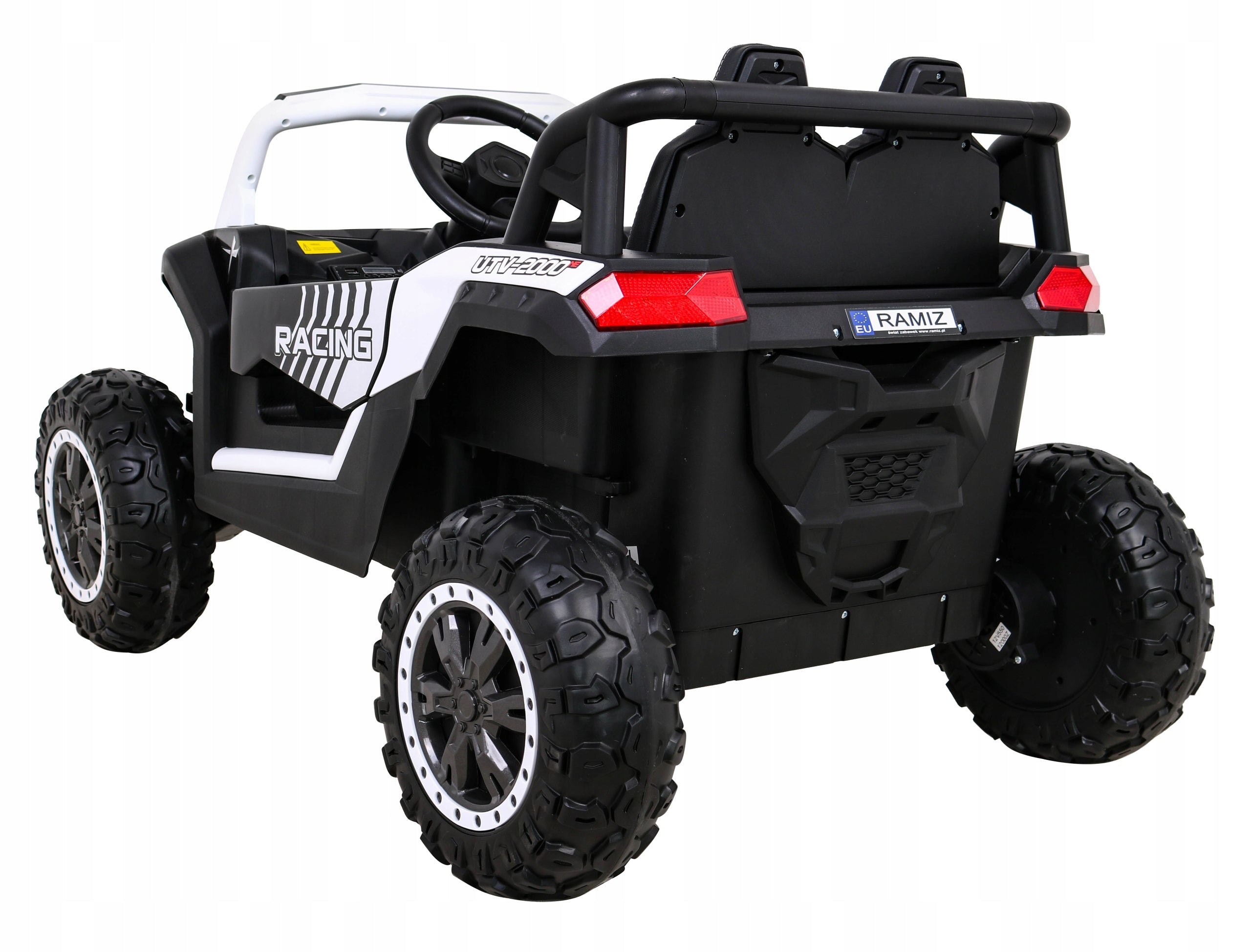 Buggy UTV 2000M Racing Auto Battery Operated White MP3 Sounds Light Remote Control Kid's age 3＋ years