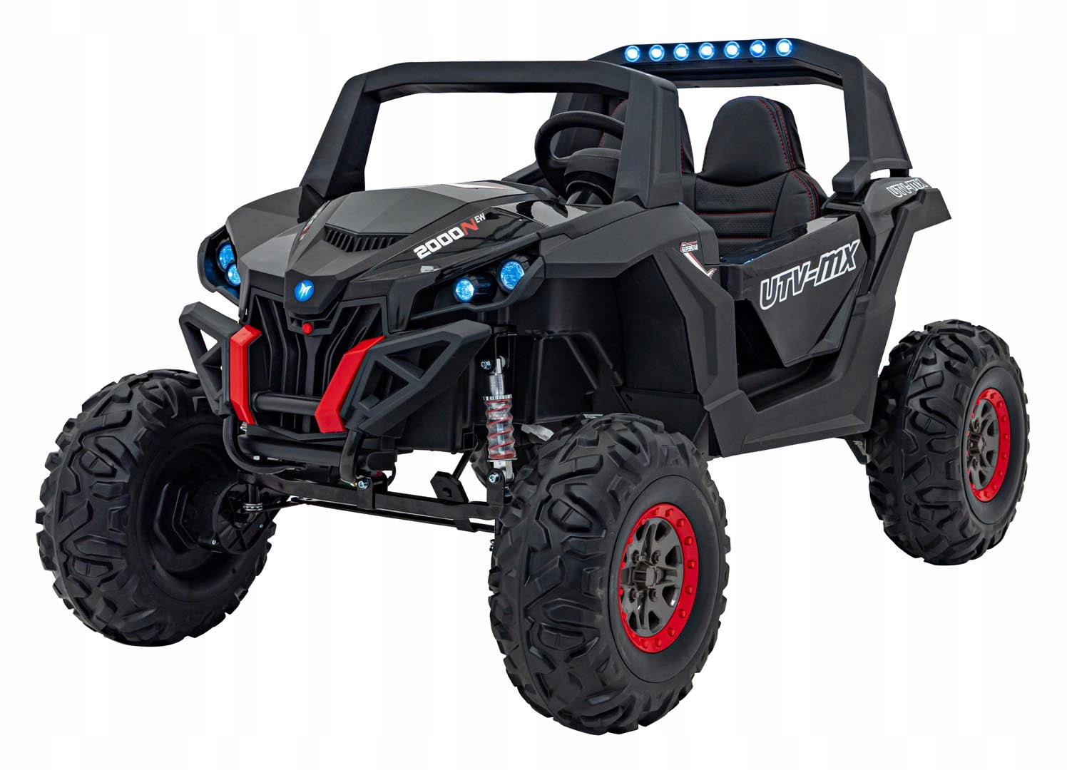 Buggy battery UTV-MX 2000N black 2x12V 7Ah 4x75W EVA wheels remote control Certificates and opinions CE