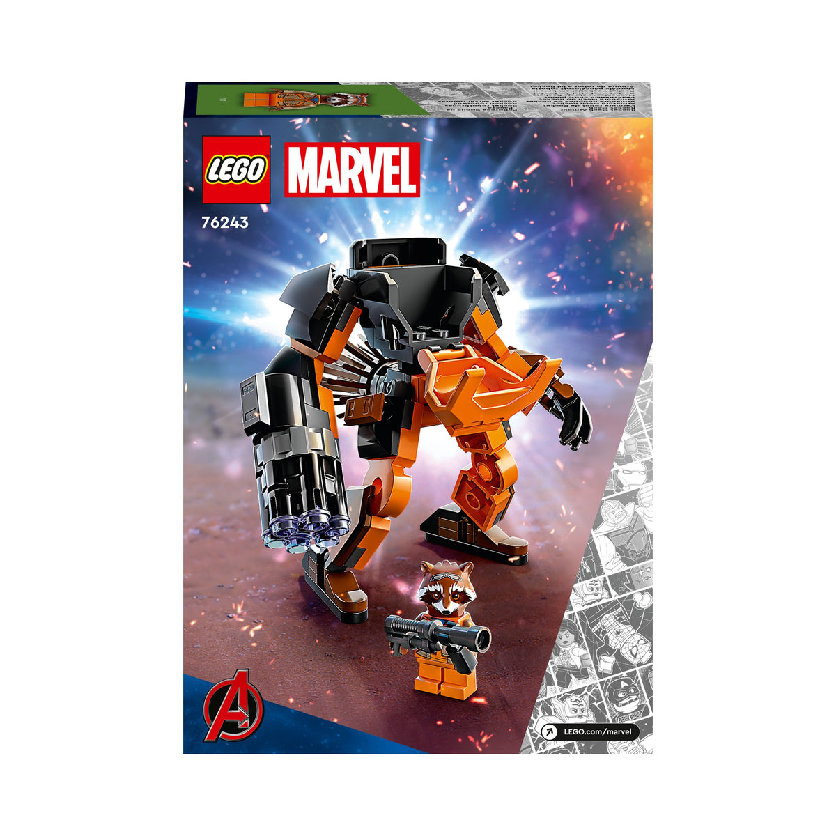 Building blocks LEGO 76243 Mechanical armor Rocket 98 el. 6 years+