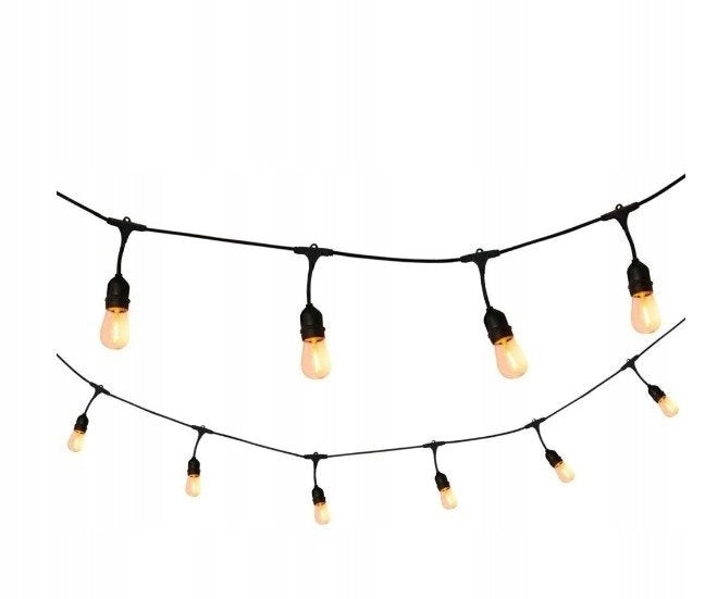 Bulb Garden Garland 15m +15pcs Edison LED Bulb 4W ST64 E27 6500K EAN (GTIN) 5904292483594