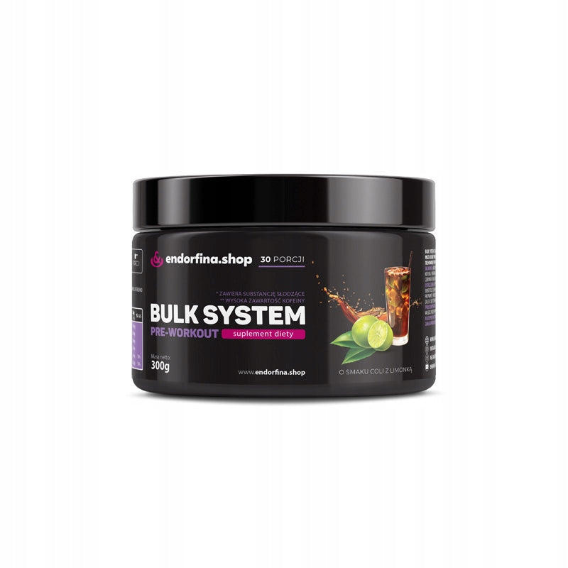 Bulk System Pre-Workout Coke with Lime 300g Endorfina.shop