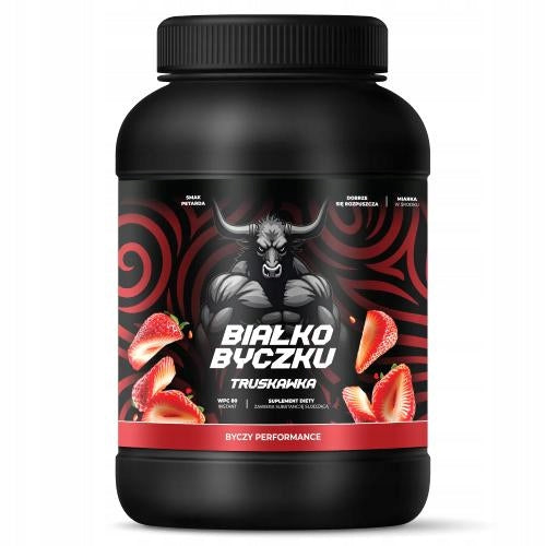 Bull Protein Bull Whey Protein Concentrate Strawberry Flavour, 1000 g