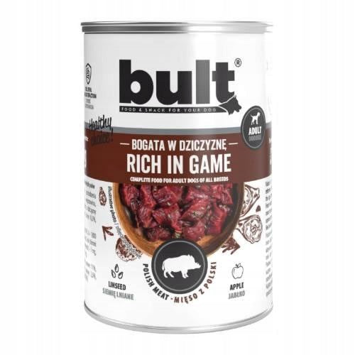 Bult Complete Wet Food for Adult Dogs venison, 400 g