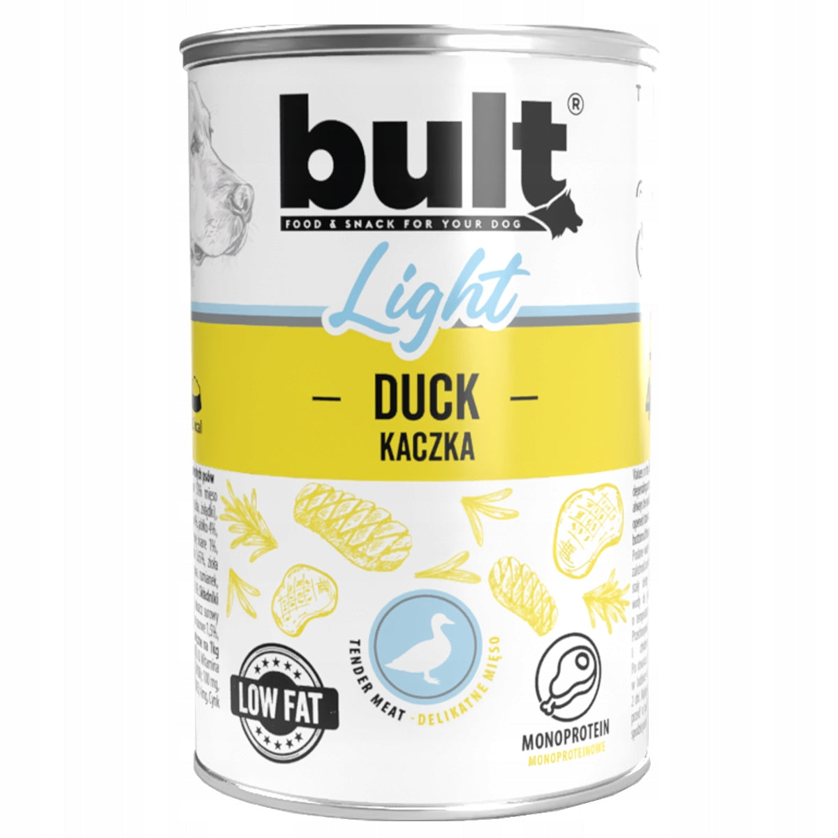 Bult Light duck can 400g for dog