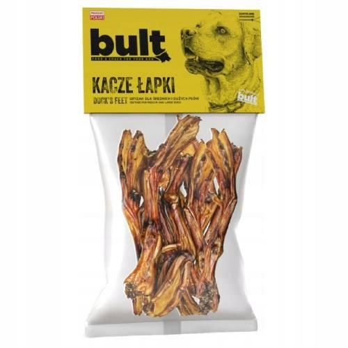 Bult Natural Dog Treat Teether Dried Duck Paws, 100 g