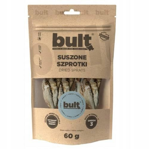 Bult Natural Easy-Digestible Dog Teether Dried Sprats, 60 g