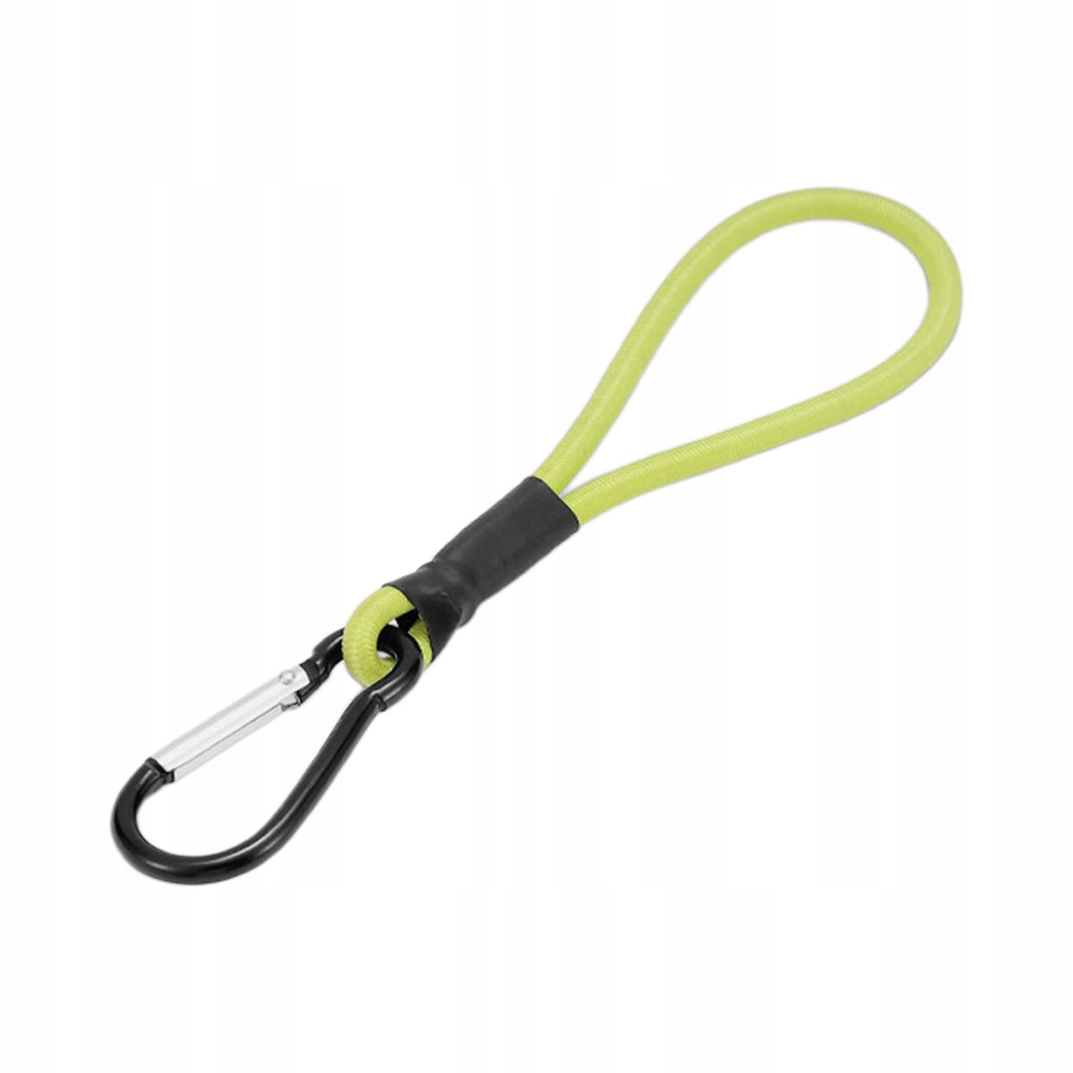 Bungee Cord with Carabiner Elastic Rope Buckle Hook Fluorescent Green
