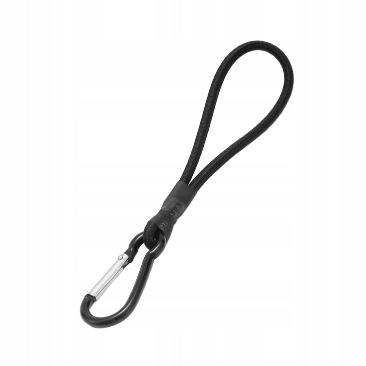 Bungee Cord with Carabiner Elastic Rope Camping Tent Rope Accessory Black Brand no brand