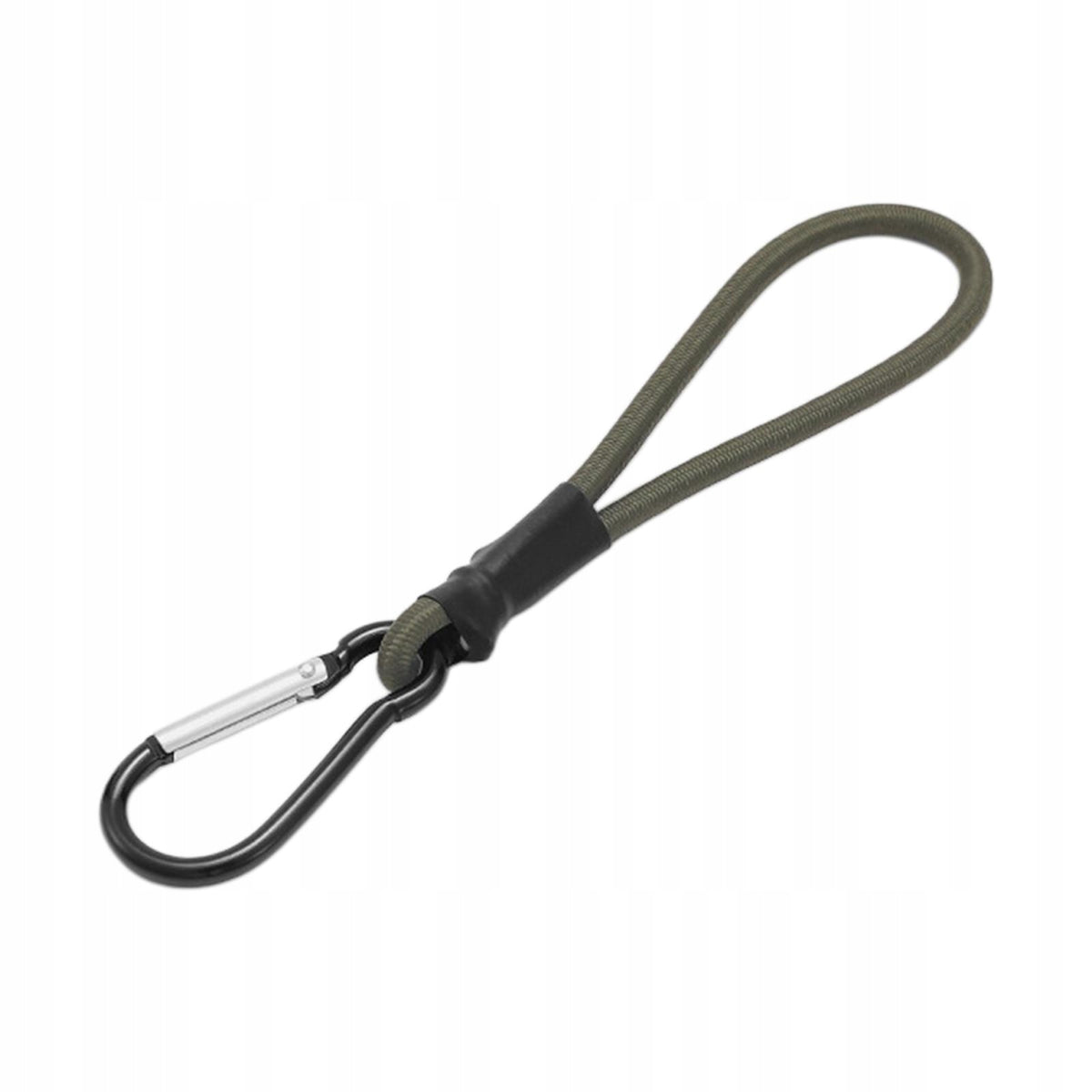 Bungee Cord with Carabiner Outdoor Elastic Rope Durable Elastic Tent Green Packaging status original