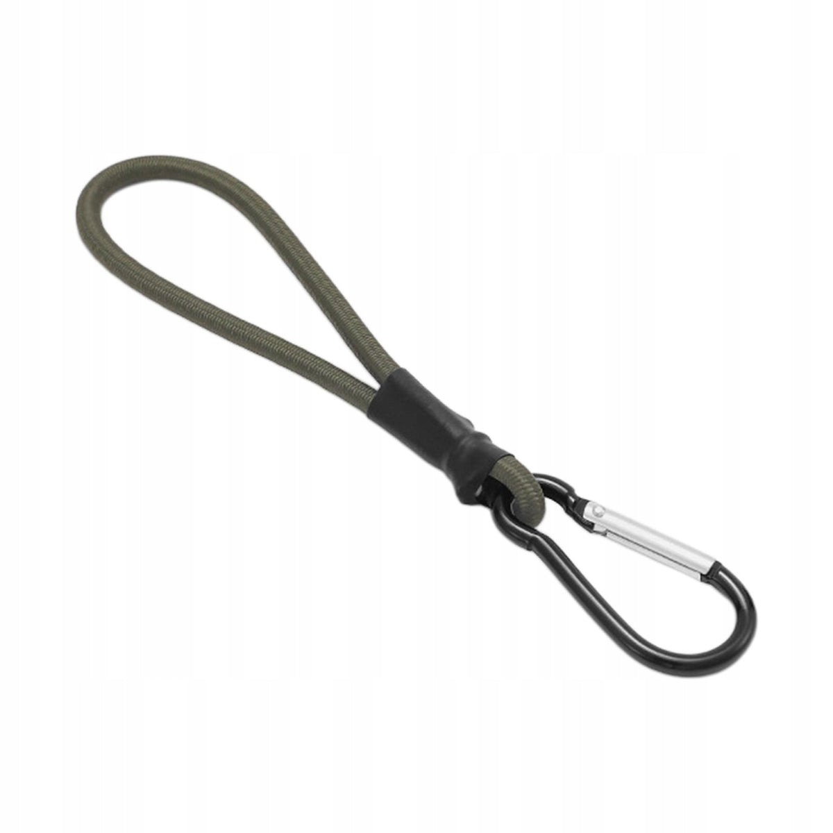 Bungee Cord with Carabiner Outdoor Elastic Rope Durable Elastic Tent Green